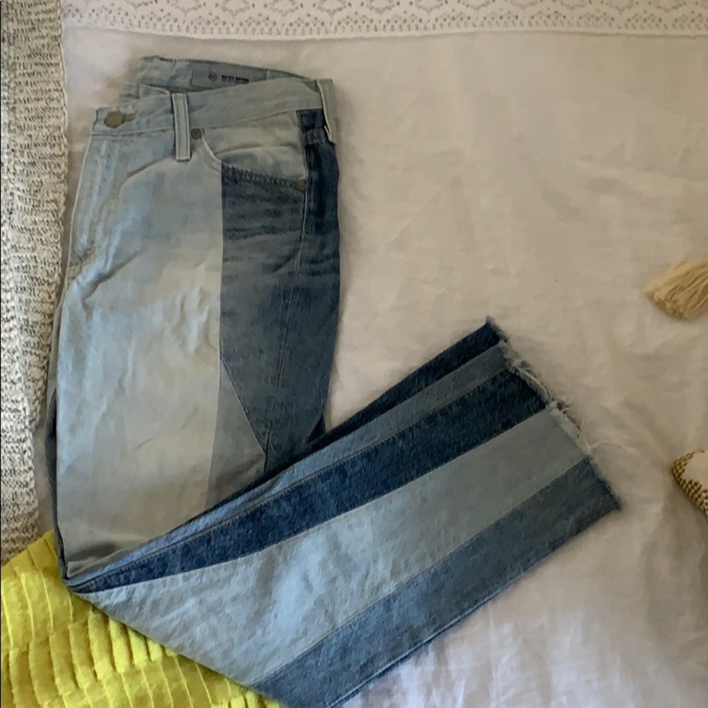 AG jeans -the Isabelle high rise straight crop